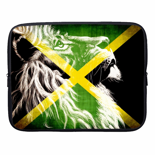 King Of Jamaica - designer laptop sleeve by InspiredImages