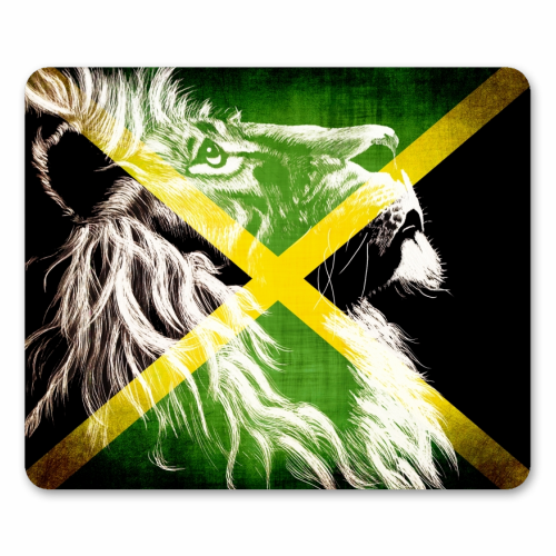 King Of Jamaica - funny mouse mat by InspiredImages