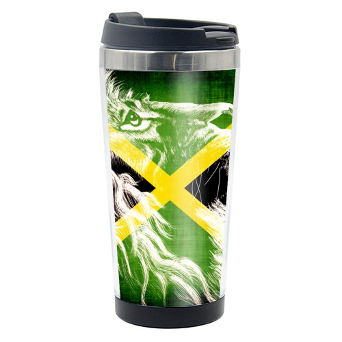 King Of Jamaica - photo water bottle by InspiredImages
