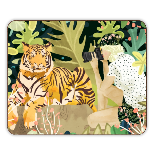 Tiger Sighting - designer placemat by Uma Prabhakar Gokhale