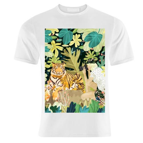 Tiger Sighting - unique t shirt by Uma Prabhakar Gokhale