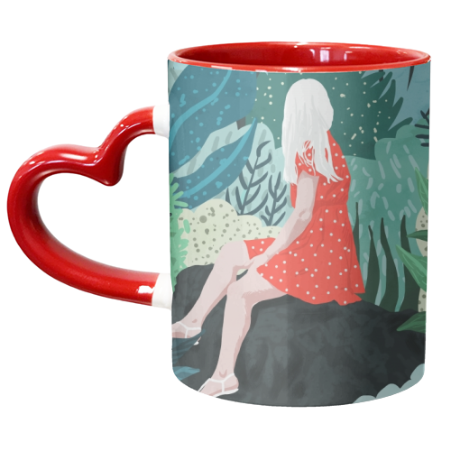 Forest Gaze - unique mug by Uma Prabhakar Gokhale
