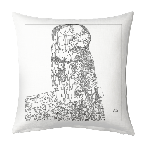 THE KISS - designed cushion by Lily Humphreys