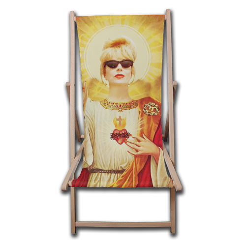 Patron Saint Of Fab - Patsy - canvas deck chair by Wallace Elizabeth