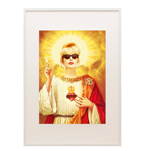 Patron Saint Of Fab - Patsy - framed poster print by Wallace Elizabeth