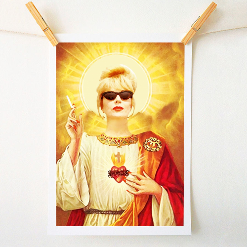 Patron Saint Of Fab - Patsy - A1 - A4 art print by Wallace Elizabeth