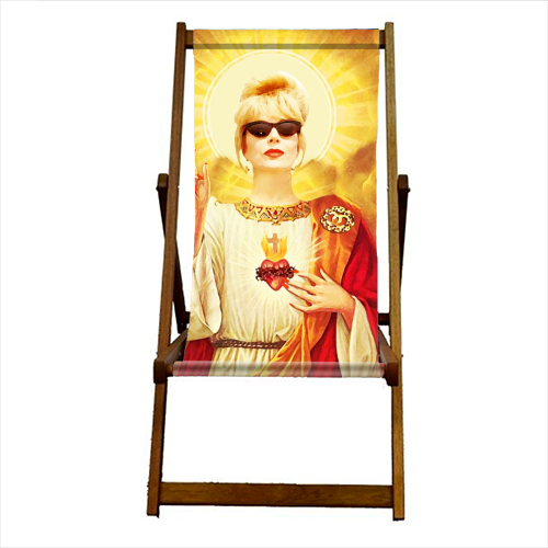 Patron Saint Of Fab - Patsy - canvas deck chair by Wallace Elizabeth