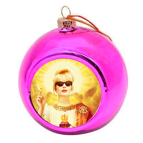 Patron Saint Of Fab - Patsy - colourful christmas bauble by Wallace Elizabeth