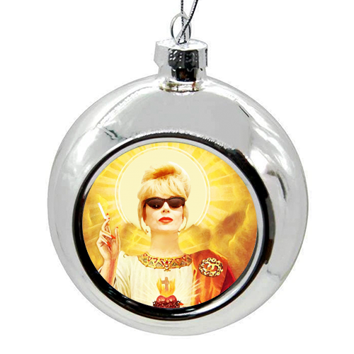 Patron Saint Of Fab - Patsy - colourful christmas bauble by Wallace Elizabeth