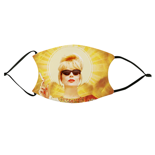 Patron Saint Of Fab - Patsy - face cover mask by Wallace Elizabeth