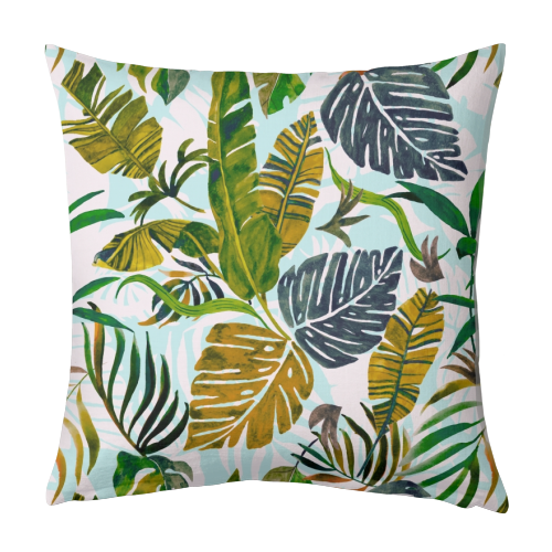 Leaves of the jungle - designed cushion by MMarta BC