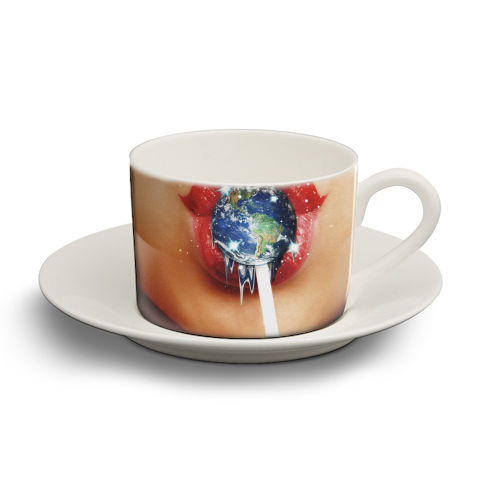 Taste Explosion - personalised cup and saucer by taudalpoi