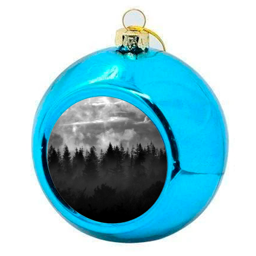 Monochrome Overwood - colourful christmas bauble by Lordt