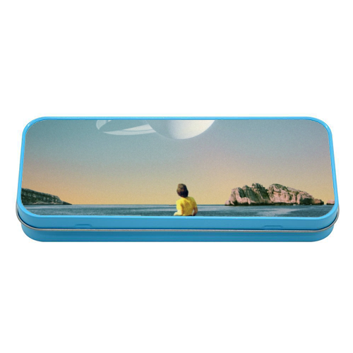 Watching Planets - tin pencil case by taudalpoi
