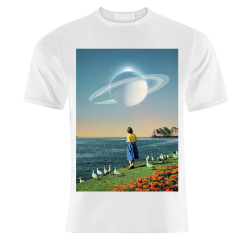 Watching Planets - unique t shirt by taudalpoi