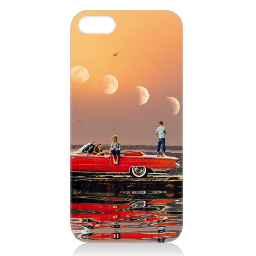 Car Over Water - unique phone case by taudalpoi