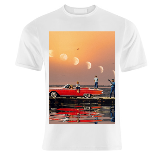 Car Over Water - unique t shirt by taudalpoi