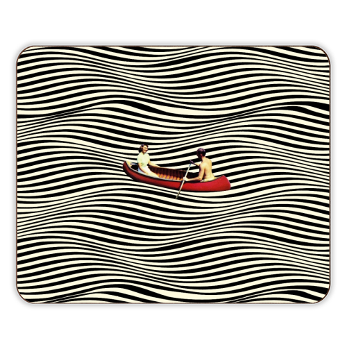 Illusionary Boat Ride - designer placemat by taudalpoi