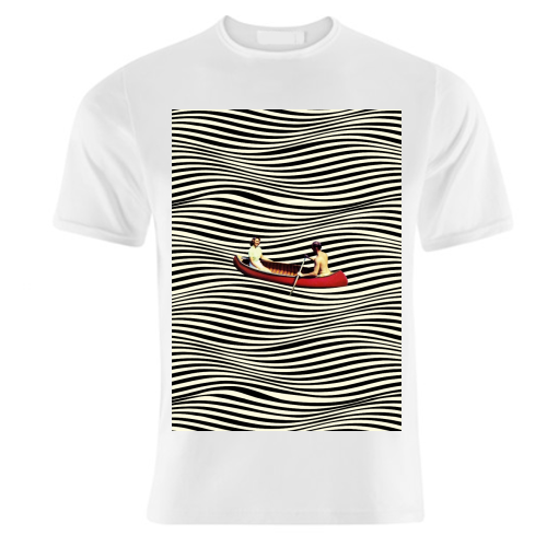 Illusionary Boat Ride - unique t shirt by taudalpoi