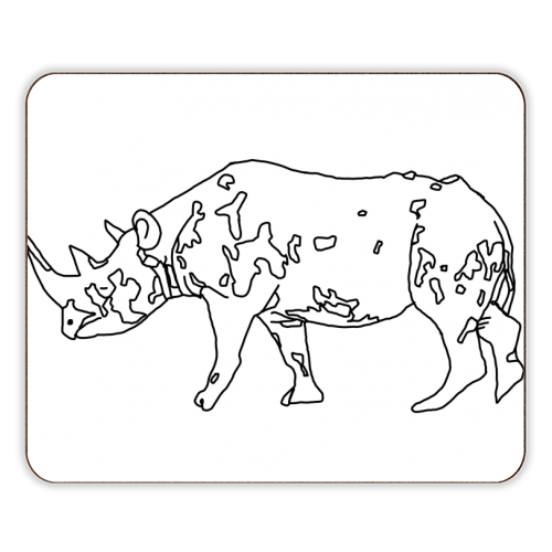 Rhino - designer placemat by Masato Jones