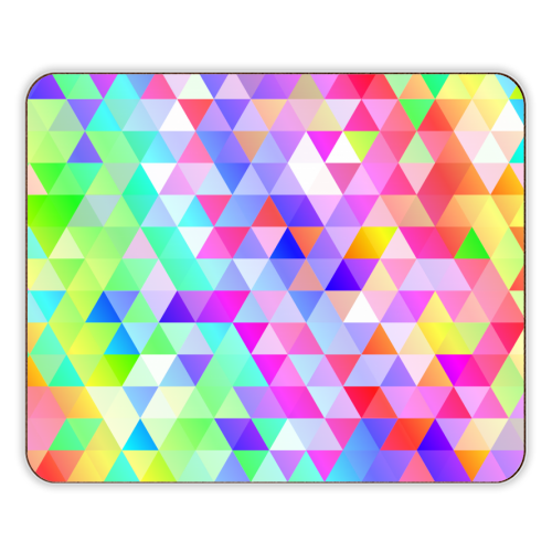 Rainbow Triangles - designer placemat by Kaleiope Studio