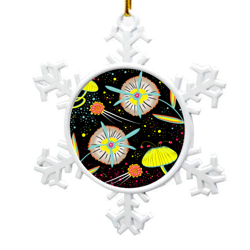 Moon Garden - snowflake decoration by InspiredImages