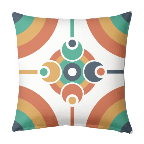 Geo Spectrum - designed cushion by InspiredImages