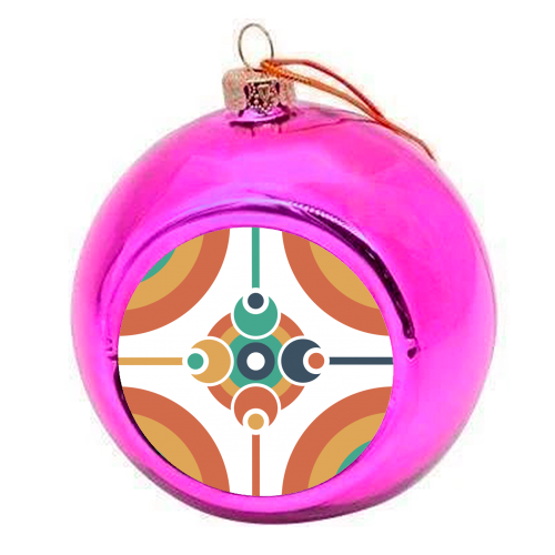 Geo Spectrum - colourful christmas bauble by InspiredImages