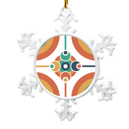 Geo Spectrum - snowflake decoration by InspiredImages