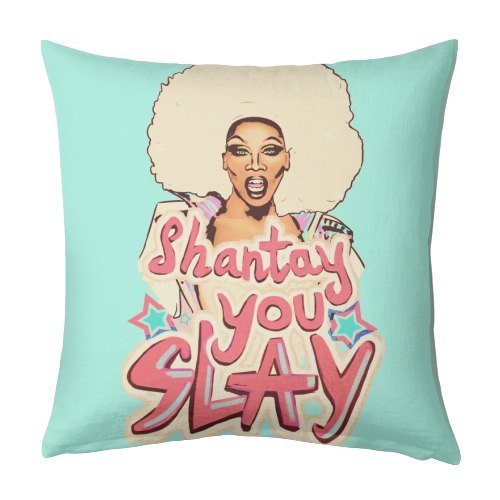 Shantay you Slay - designed cushion by minniemorris art