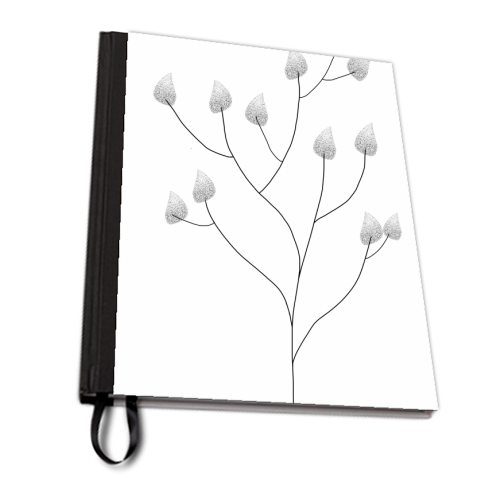 Minimalistic Tree - personalised A4, A5, A6 notebook by AJ Illustration