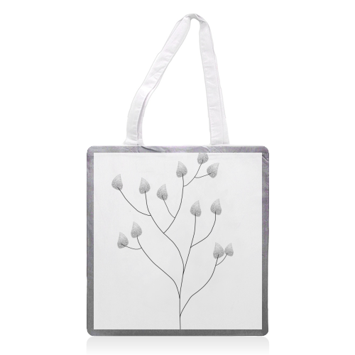 Minimalistic Tree - printed tote bag by AJ Illustration