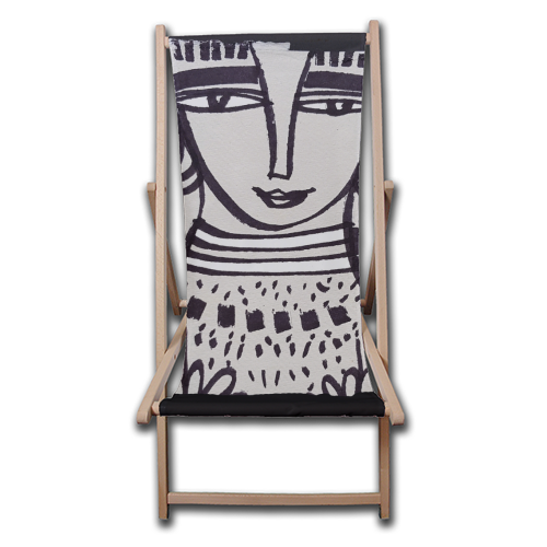 Girl Power! - canvas deck chair by deborah Withey