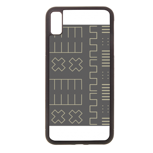 Simple Geometrical Pattern with African Inspiration - stylish phone case by Ellinor