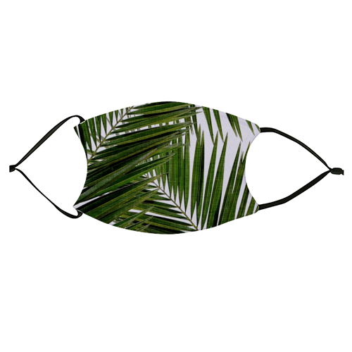 Palm Leaf III - face cover mask by Orara Studio