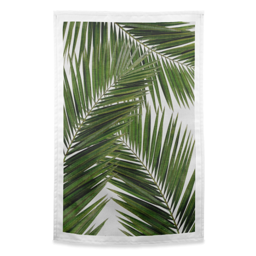 Palm Leaf III - funny tea towel by Orara Studio