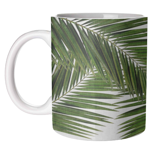 Palm Leaf III - unique mug by Orara Studio
