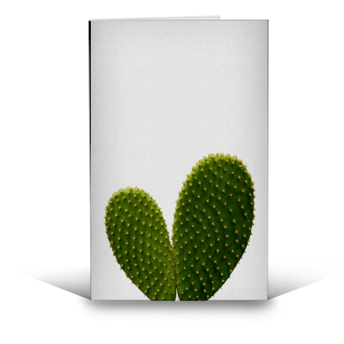 Heart Cactus - funny greeting card by Orara Studio
