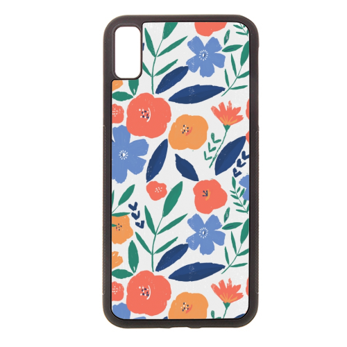 bold minimal flower pattern - stylish phone case by lauradidthis