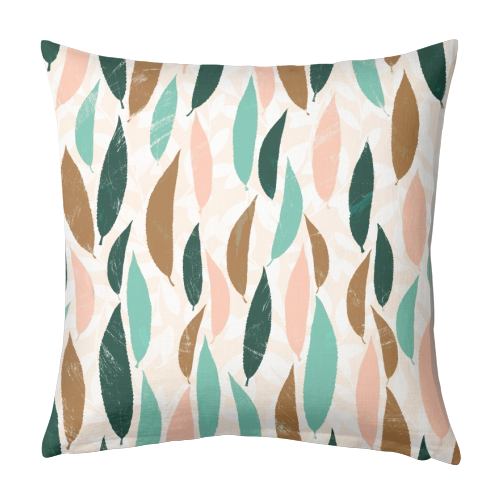 Leaf pattern - designed cushion by DejaReve
