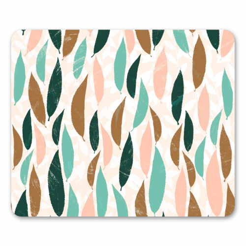 Leaf pattern - funny mouse mat by DejaReve