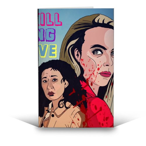 Killing Eve. - funny greeting card by Danny Welch