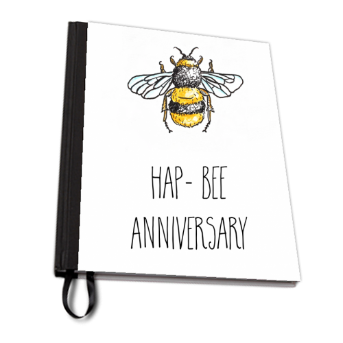Bee Anniversary - personalised A4, A5, A6 notebook by Adam Regester