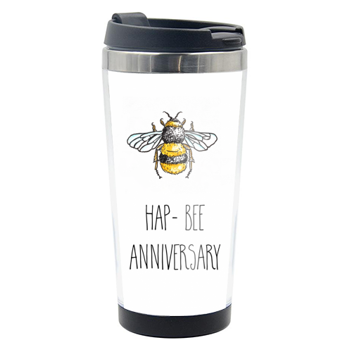 Bee Anniversary - photo water bottle by Adam Regester