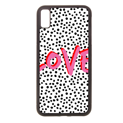 LOVE Polka Dot - Stylish phone case by The 13 Prints