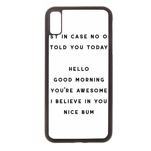 Nice Bum - stylish phone case by The 13 Prints