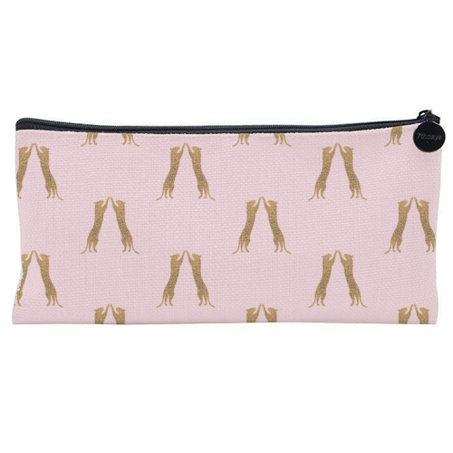 Leopards - flat pencil case by Ella Seymour