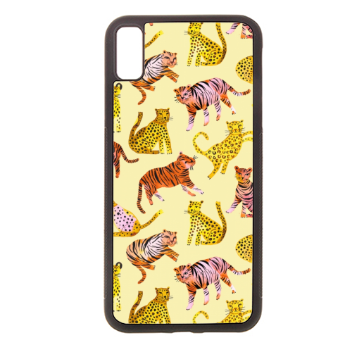 Safari Tigers and Leopards - Stylish phone case by Ninola Design