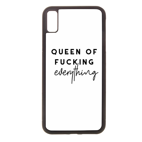 Queen of fucking everything - Stylish phone case by The 13 Prints