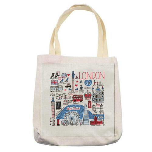 London - printed tote bag by Julia Gash